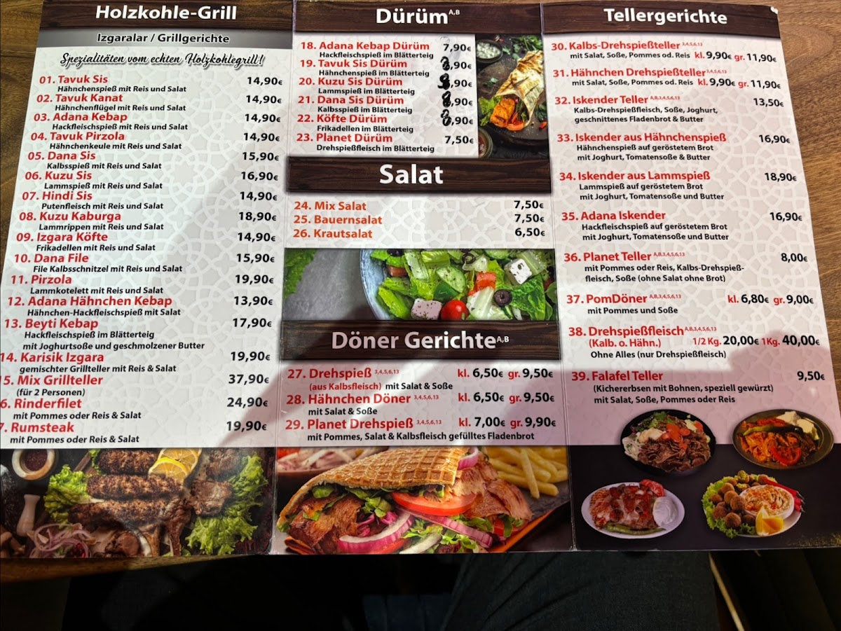 Planet Krefeld Menu - Image 2