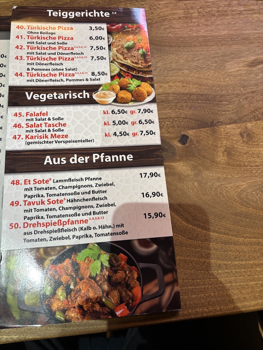 Planet Krefeld Menu - Image 3